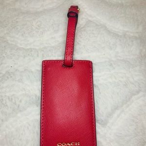 Coach Leather Luggage Tag